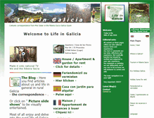 Tablet Screenshot of lifeingalicia.com